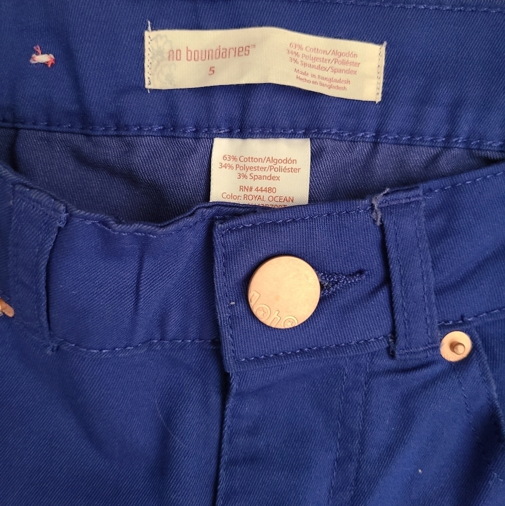 Blue pants size 5 - Picture 2 of 3